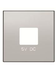 Центральная плата USBx2 розетки ABB Sky 2CLA858500A1301 8585 PL (серебро)