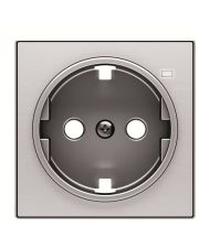 Центральная плата розетки ABB Sky 2CLA858880A1401 8588.8 AI с заземлением и линзой (сталь)