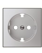 Центральная плата розетки ABB Sky 2CLA858890A1301 8588.9 PL с заземлением (серебро)