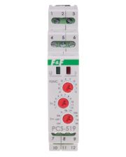 Електронне реле часу F&F PCS-519DUO 195-253В AC/21-27В AC/DC 2х8А