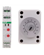 Електронне реле часу F&F PCU-518DUO 195-253В AC/21-27В AC/DC 8А