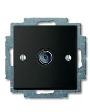 TV розетка ABB Basic 55 2CKA001724A4313 1743-01-95-507 (черный шато)