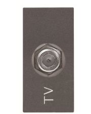 TV розетка ABB Zenit 2CLA215000N1801 N2150 AN 1М (антрацит)