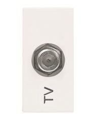 TV розетка ABB Zenit 2CLA215000N1101 N2150 BL 1М (белый)