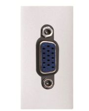 VGA розетка ABB Zenit 2CLA215550N1101 N2155.5 BL 1М (белый)