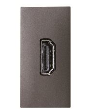HDMI розетка ABB Zenit 2CLA215570N1801 N2155.7 AN 1М (антрацит)