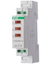 Сигнальная лампа F&F LK-713R 3х400/230В+N