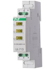 Сигнальная лампа F&F LK-713Y 3х400/230В+N
