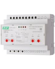 Ограничитель мощности F&F OM-630-1 3х(50-450)В 2х8А/5-50кВт (USB порт)