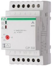 Датчик потери фазы F&F CZF-332 3х400В+N 10А