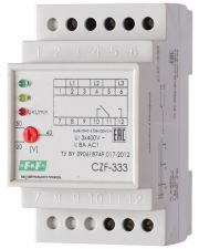 Датчик потери фазы F&F CZF-333 3х400В+N 10А