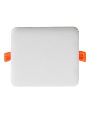 Квадратный влагостойкий светильник Kanlux Arel LED DL 6W-WW 3000К (29583) белый