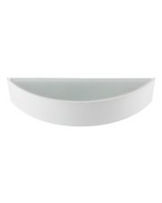 Полукруглый настенный светильник из дерева Kanlux JASMIN W/M-W (23758) матовый белый