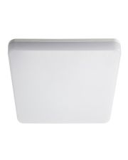 Квадратний вологостійкий світильник Kanlux Varso LED 18W-NW-L-SE 4000К (26980) із сенсором руху білий