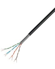 Кабель LogicPower LP2496 Cat.5e UTP 4x2x0.50мм CU для зовнішньої прокладки КНП(4*2*0 50)[CU] 305м