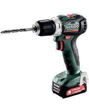 Дрель шуруповерт Metabo 601038500 PowerMaxx BS 12 BL-2x2.0Аг ЗУ SC 30 MC 5 12В в кейсе
