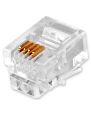 Конектор LogicPower LP2772 RJ11-4P4С 100 (100шт)