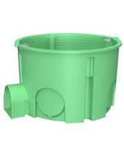 Монтажная наборная коробка для сплошных стен Plank Electrotechnic BOXES MB001 (PLK5001500) типа МВ 65х45мм (салатовая)