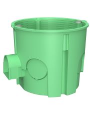 Углубленная монтажная наборная коробка для сплошных стен Plank Electrotechnic BOXES MB003 (PLK5103500) типа МВ 65х60мм (салатовая)