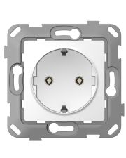 Механизм Schuko розетки Plank Electrotechnic Classic/Nordic (PLK0511031) без шторки (белый)