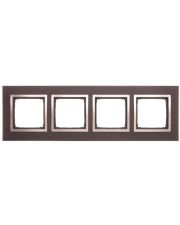 Четырехместная деревянная рамка Kontakt Simon Simon 54 Nature DRN4/85 (золотое венге)