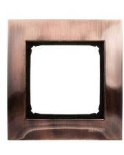 Одинарная металлическая рамка Kontakt Simon Simon 54 Premium DR1/36 (медь)