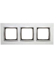 Тройная металлическая рамка Kontakt Simon Simon 54 Premium Nature DRN3/77 (нержавеющая сталь)