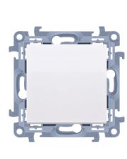 Одинарный нажимной выключатель Kontakt Simon Simon 10 CP1.01/11 (белый)