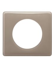 Однопостовая рамка Legrand Celiane (066611) кофейный глянец