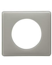 Однопостовая рамка Legrand Celiane (066601) серый глянец