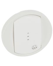 Антибактериальная клавиша Legrand Celiane (067742) с подсветкой (белый)