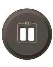 Накладка 2хUSB розетки Legrand Celiane (067956) (графіт)