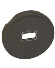 Накладка USB розетки Legrand Celiane (067950) (графіт)