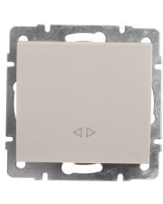 Промежуточный выключатель Lezard Rain (703-0388-107) (кремовый)