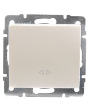 Промежуточный выключатель Lezard Rain (703-3088-107) (жемчужно-белый перламутр)