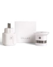 Комплект система «Семья в безопасности» Maxus Smart MS-SET-03-SMOKE-SAFETY (контроллер датчик дыма розетка)