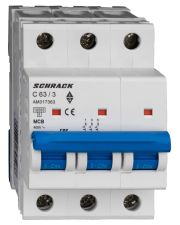 Автоматический выключатель Schrack AM017363 10кА 63А 3P х-ка C
