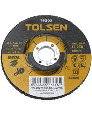 Шлифовальный диск по металлу Tolsen (76303) 125х6.0х22.2мм