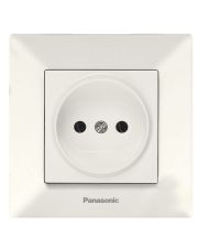 Розетка Panasonic Arkedia Slim (кремовая)
