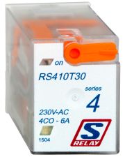 Миниатюрное реле Schrack RS410T30 230В AC 6А