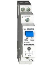 Модульная LED кнопка Schrack BZ117531 230В АС/DC 1НО+1НЗ 16А