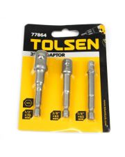 Комплект адаптеров для головок Tolsen (77864) 1/4 ",3/8" x65мм 1/2 "x70мм (3шт)