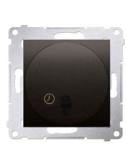 Выключатель Kontakt Simon Simon 54 Premium DWC10P.01/46 с задержкой выключения и ступенчатой регулировкой (коричневый)