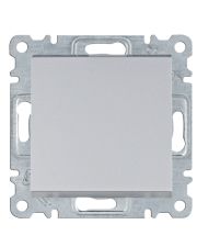 Универсальный выключатель Hager WL0022 Lumina 10АХ/230В (серебристый)