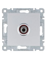 SAT розетка Hager WL3232 Lumina (серебристая)