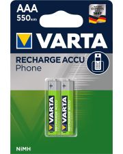 Акумулятор Varta 58397101402 Phone ACCU AAA 550мАч BLI 2 NI-MH