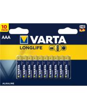 Лужна батарея Varta 04103101461 LONGLIFE AAA BLI 10 ALKALINE