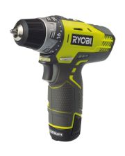 Шуруповерт-дриль Ryobi R12DD-LL13S (5133001802) 12В 2х1.3A/год 10мм 2 швидкості (з ЗУ)