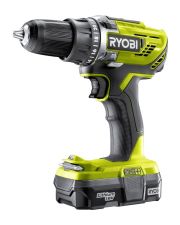 Акумуляторний шуруповерт Ryobi One+R18DD3-213S (5133003352) 18В 2х1.3А/год 13мм 2 швидкості