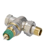 Прямой термостатический клапан Danfoss 013G7714 RA-DV DN 15 вход 1/2" выход 1/2"
